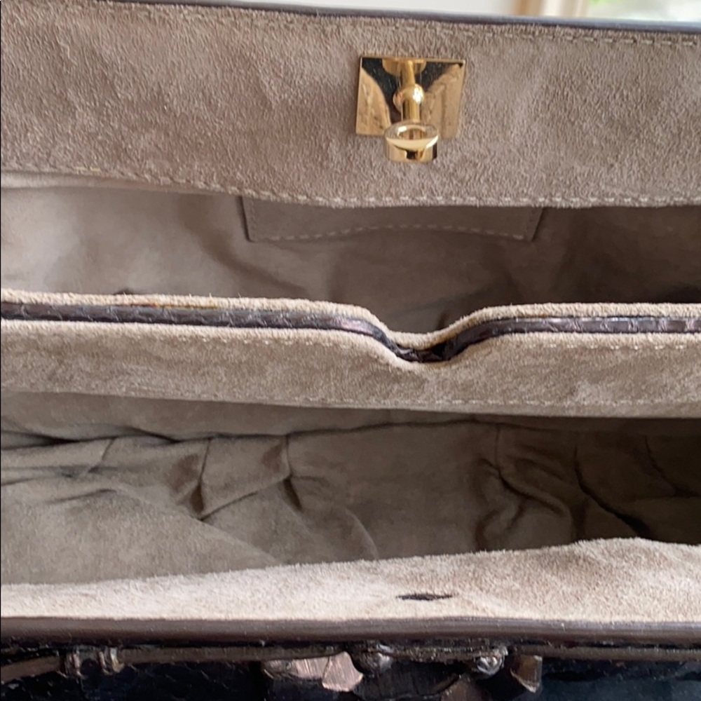 Zagliani Python Clutch - image 4